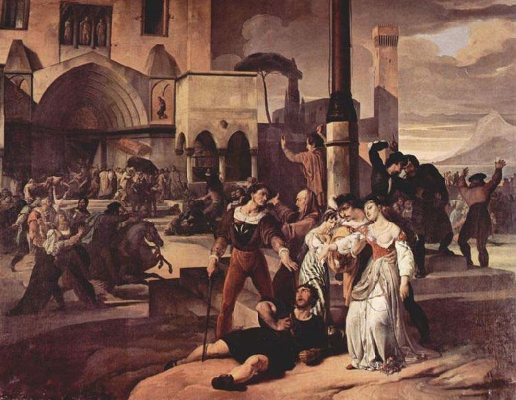 Francesco Hayez Sicilian Vespers, Scene 1